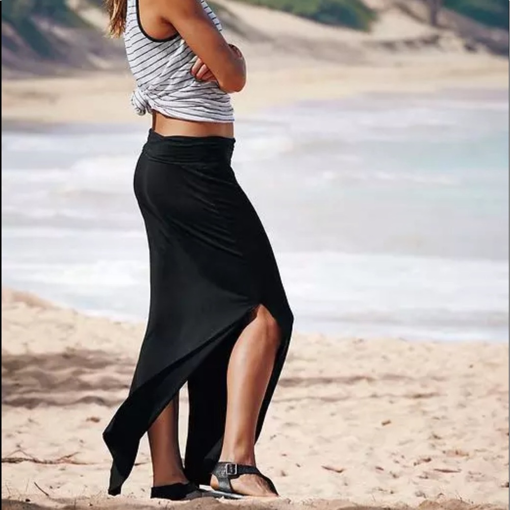 ·Athleta· Marina Foldover Maxi Skirt, Small
